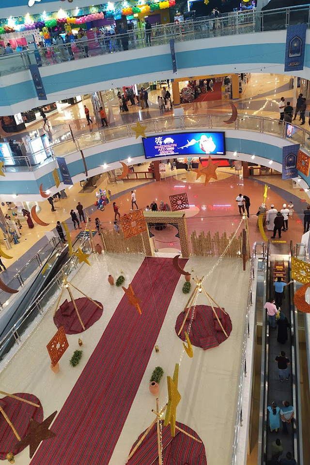 Facade and Lighting control system in Mushrif Mall – Dubai -